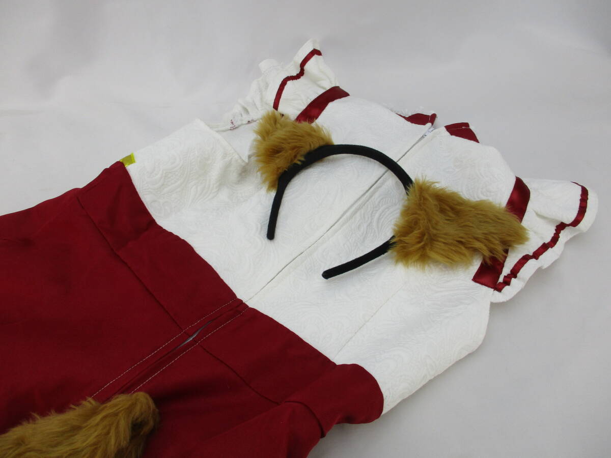  прозрачный Stone # - кальмар lanizm костюмированная игра Halloween лисица miko. женщина .. женщина .... женский красный костюм маскарадный костюм костюм 