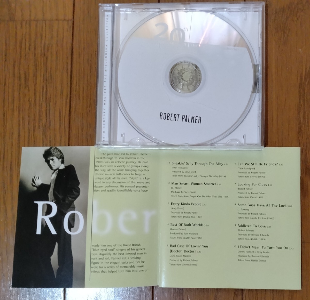 中古CD ロバート・パーマー THE BEST OF ROBERT PALMER 20th CENTURY MASTERS THE MILLENNIUM COLLECTION_画像4