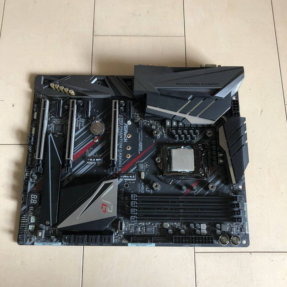 Asrock z390 PHANTOM GAMING 6 i5-9600K 動作未確認_画像1