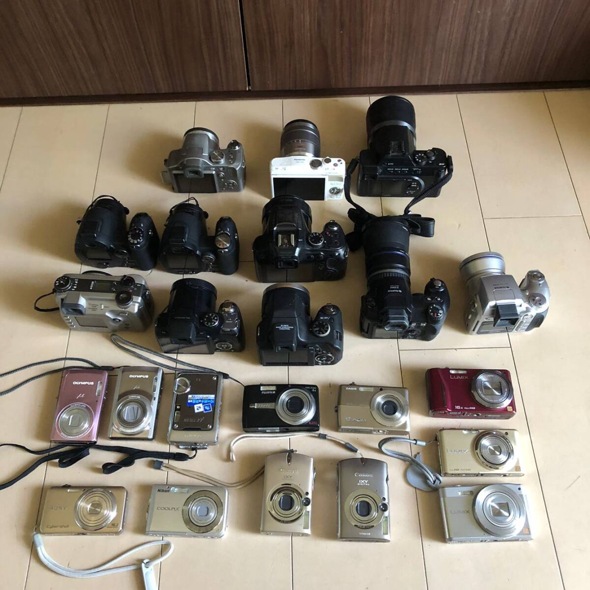  digital camera 23 pcs. set Panasonic/CANOM/NIKON/OLYMPUS/ other 