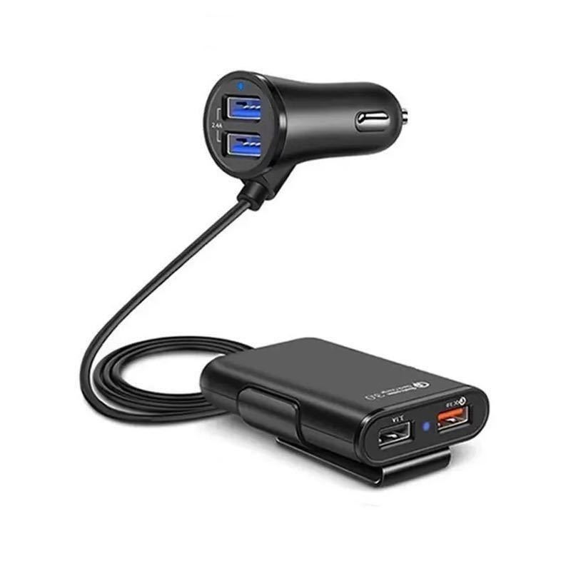  car charger cigar socket chigar lighter usb plug conversion extension power supply iphone outlet extension extension in-vehicle car Quick Charge 3.0