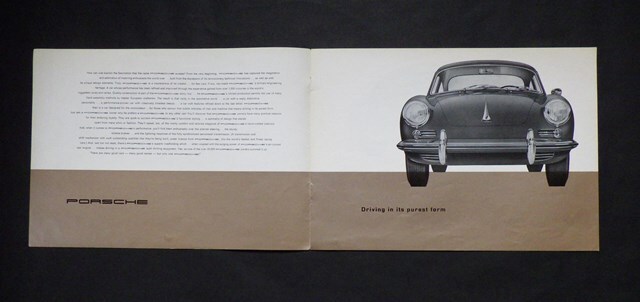 カタログ ドイツ車 ポルシェ　356B　 1962/1963　　英文_画像2