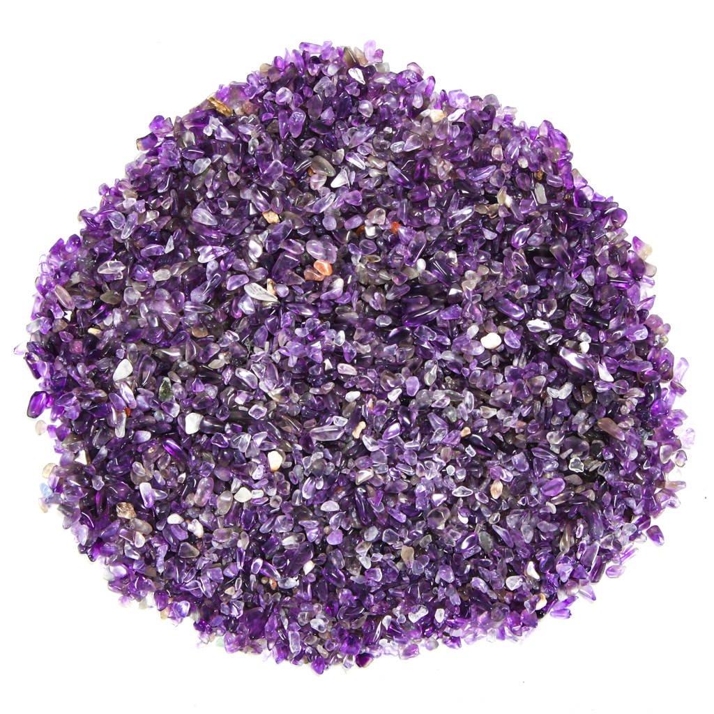 さざれ石　アメジスト　紫水晶②　天然石　約0.３㎝～約0.５㎝　約100g 