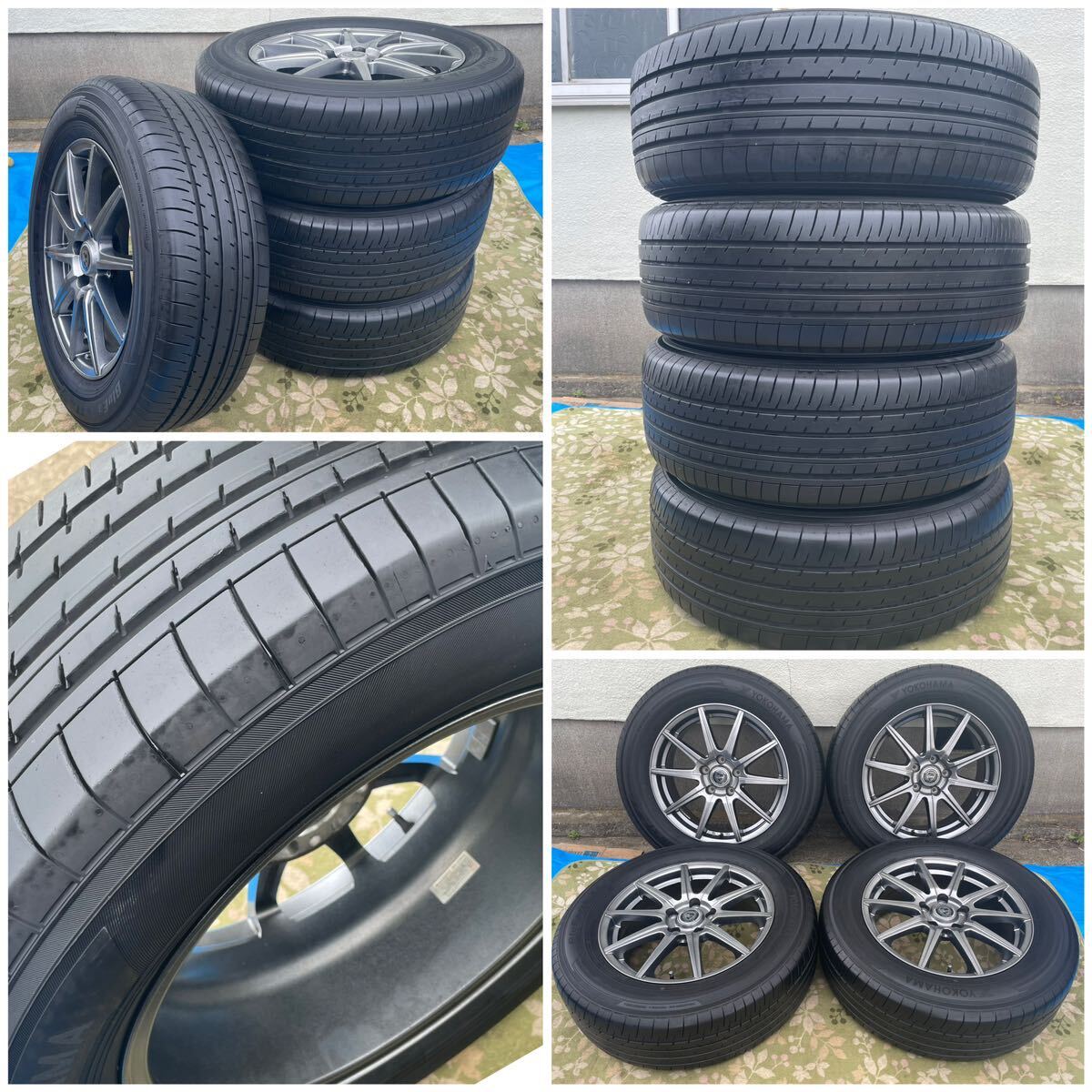 ■Claire社外ホイ-ル17インチ17×7J+48 PCD114.3+5穴★225/65R17 2022年ラジアルタイヤ,エクストレイル,CX-8 CX-5 ,レガシィアウトバック等_画像10