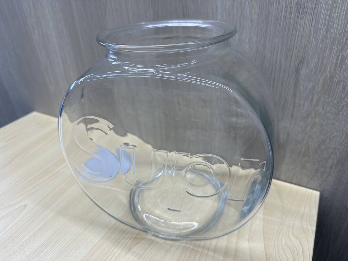 Supreme Fish Bowl Clear シュプリーム フィッシュ ボウル クリア 金魚鉢 ガラス 花瓶の画像1