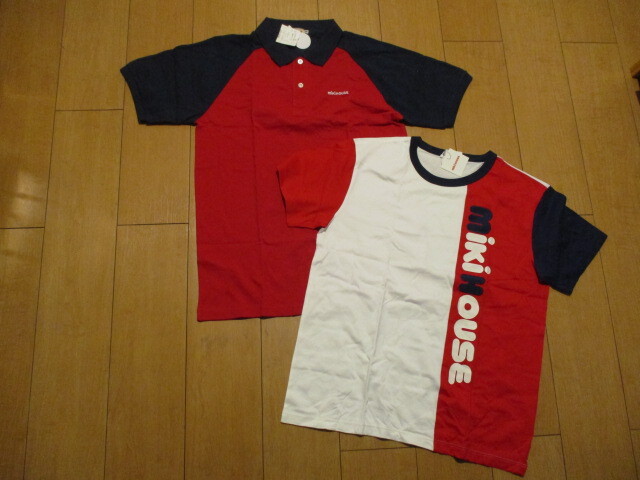 May15-8 mikihouse( Miki House ) men's 2 point polo-shirt * T-shirt M size Father's day 