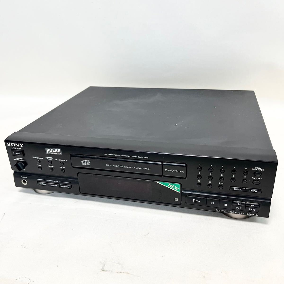 動作品 SONY ソニー CDP-M54 CDプレーヤ リモコン欠品　オーディオ機器 _画像1