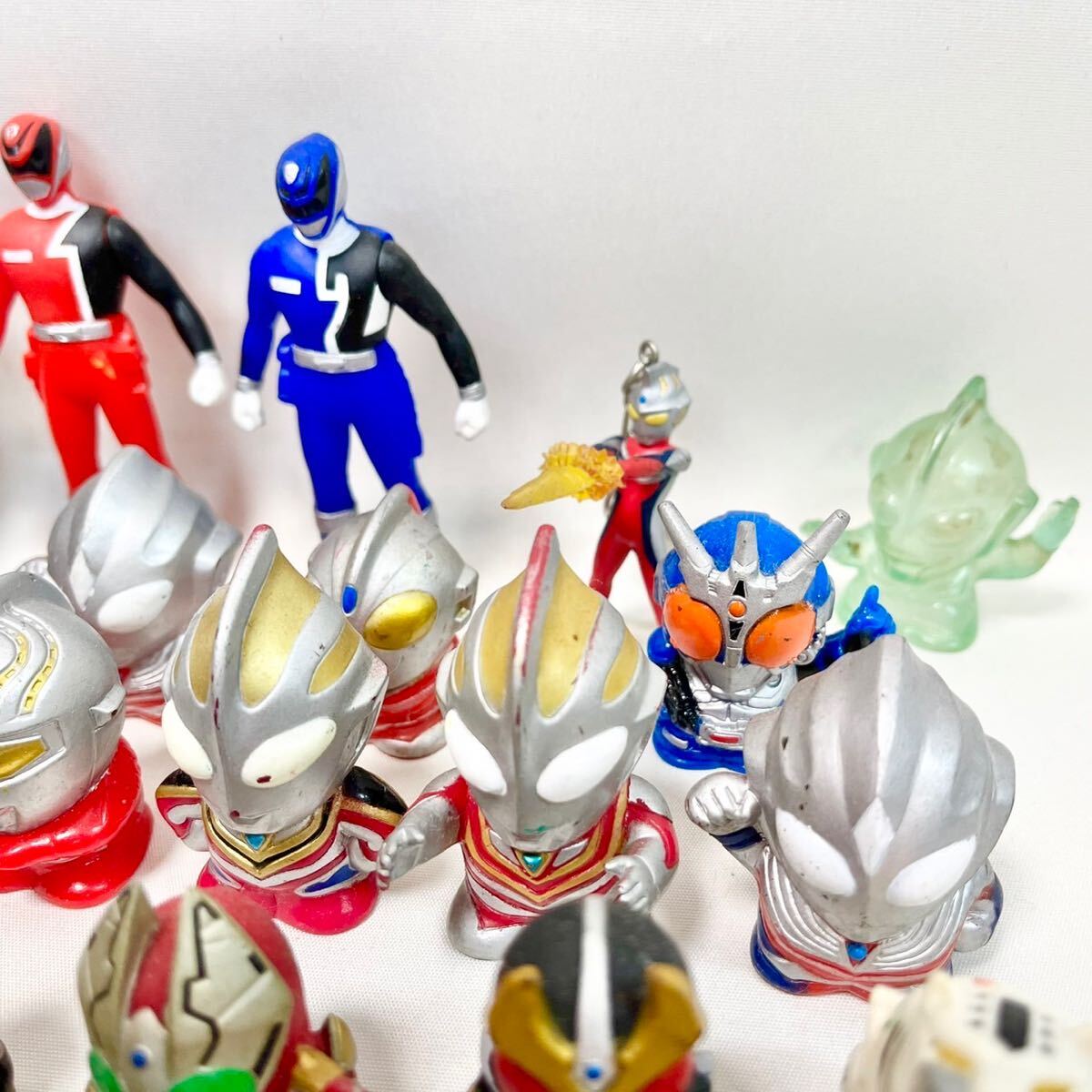 おもちゃ 指人形 フィギュア ウルトラマン 仮面ライダー 48個 特撮戦隊 ヒーロー まとめ_画像6