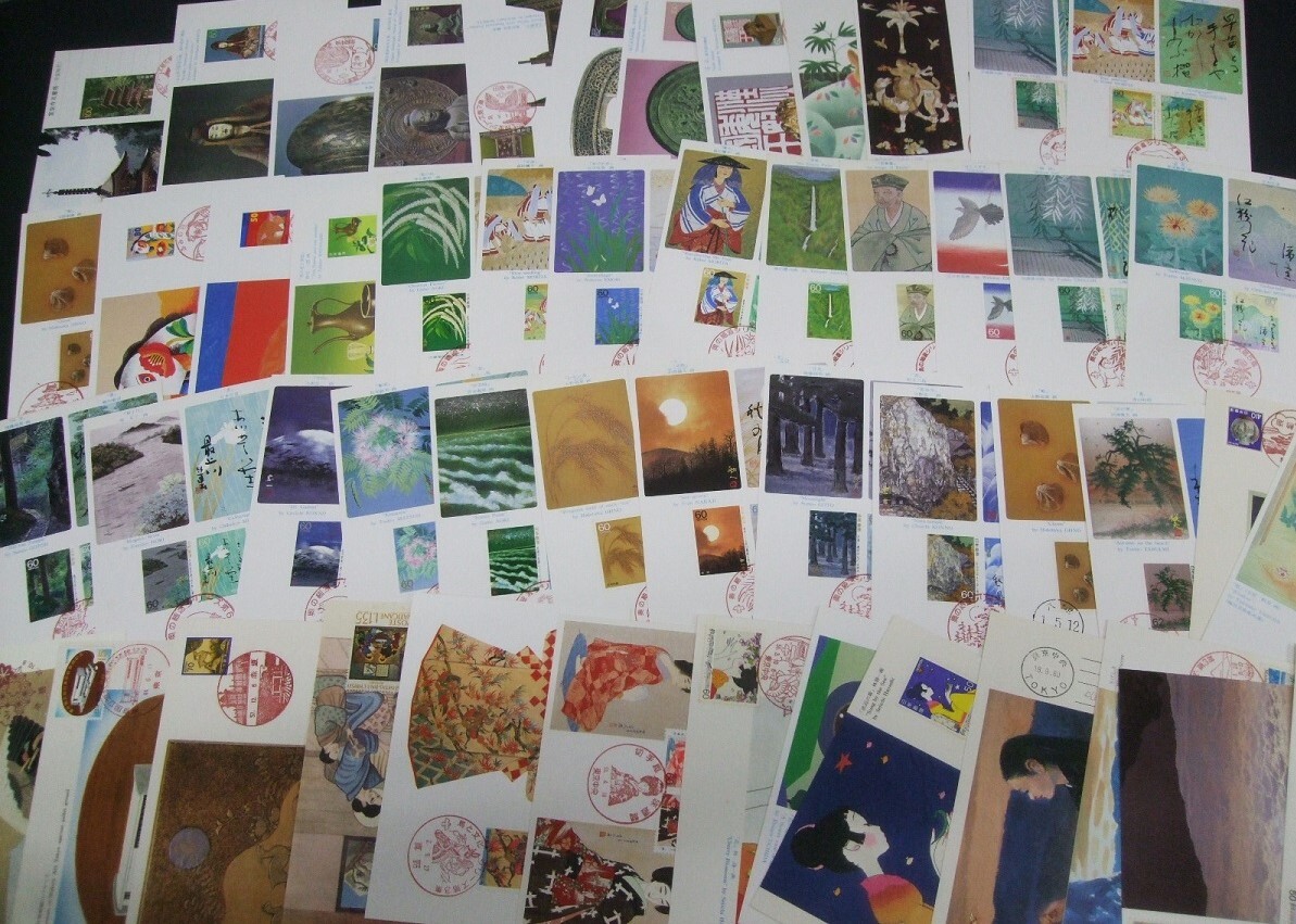  large amount! Maximum card collection approximately 800 sheets about ., I made stamp . seal attaching postcard etc. 100 point and more. total 900 point and more all together.