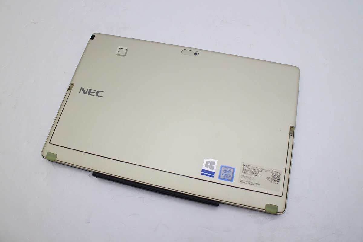 【JUNK】1円スタート NEC PC-VKT12SGG3 Windows 10 Pro 64bit OS起動確認のみ タブレットPC タイプカバー スタイラスペン付属【tkj-02353】の画像3
