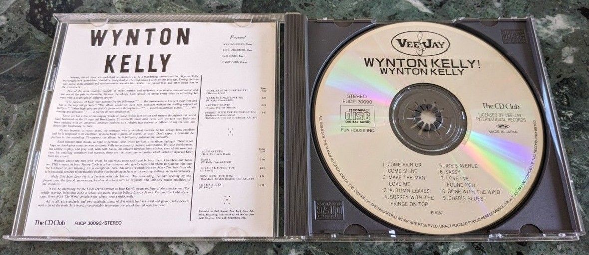 中古CD Jazz   ウィストン ケリー　枯葉
