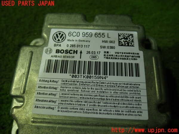 1UPJ-78626145]VW ポロGTI(6RDAJ)エアバッグコンピューター 中古_画像3