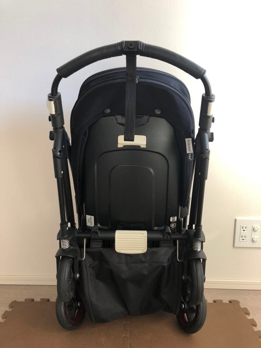美品 bugaboo bee5 バガブー ブラックフレーム 純正ライナー