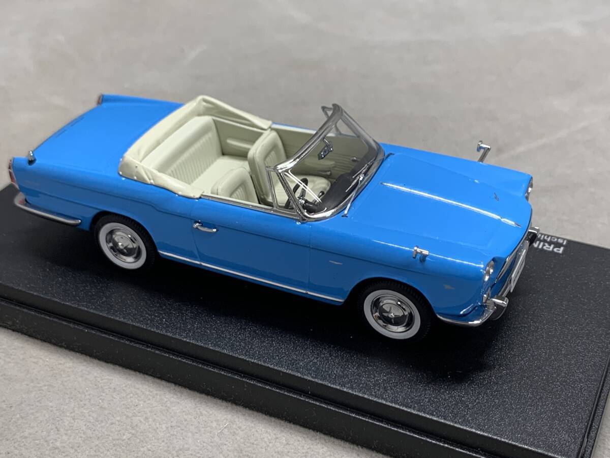 4＃F/4495 京商 1/43 PRINCE SKYLINE SPORT Blue 日産 プリンス スカイライン スポーツ コンバーチブル ミニカー 現状/未確認 60サイズの画像5