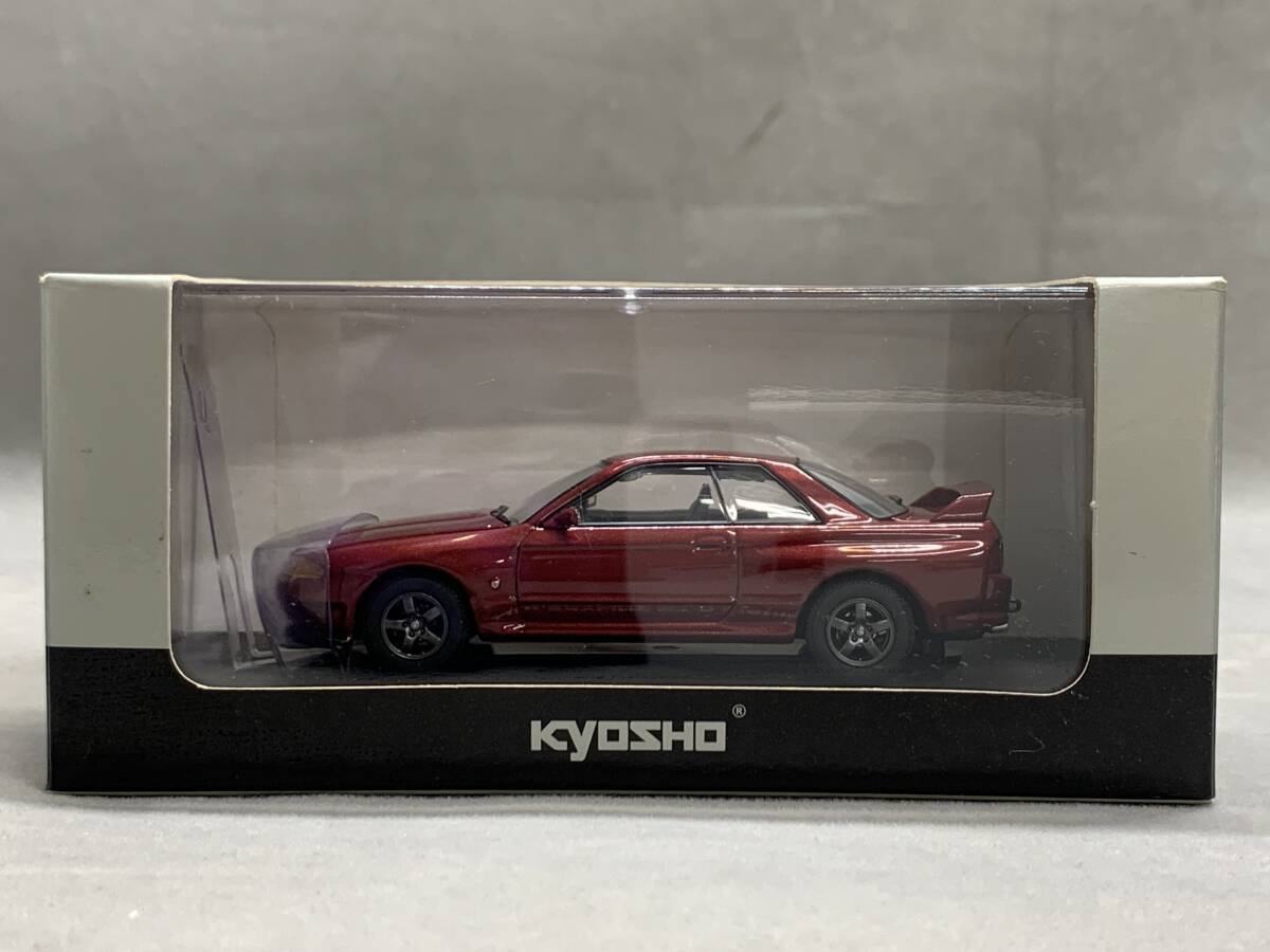 4＃F/4496 KYOSYO 京商 NISSAN SKYLINE GT-R (BNR32) RED PEARL metallic 1/43 ミニカー 現状/未確認 60サイズの画像1