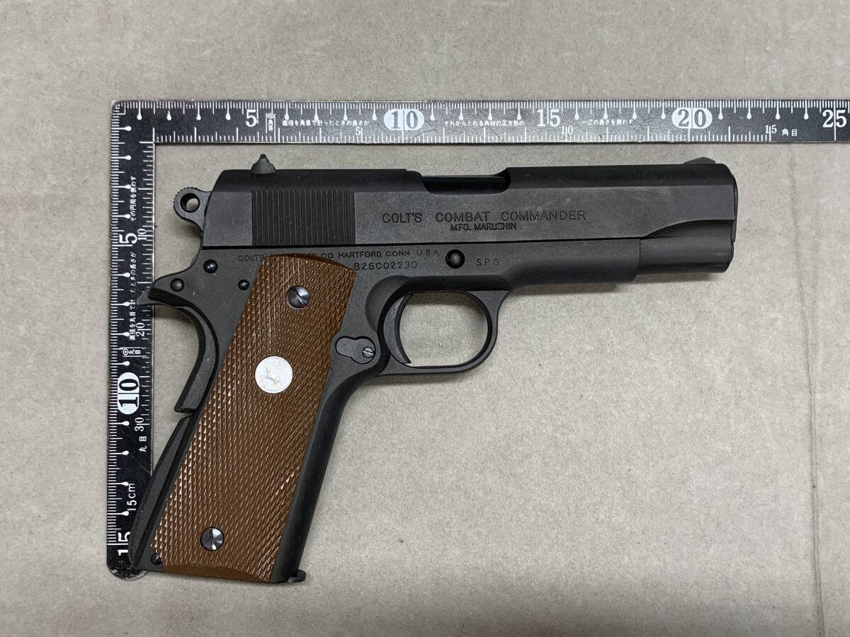 4＃G/3959 マルシン モデルガン ガバメント M1911A1 SPG刻印 現状/未確認 60サイズの画像4