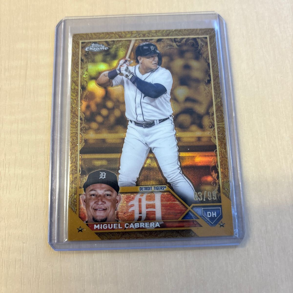 MLB　2023 TOPPS GILDED Base /99 MIGUEL CABRERA TIGERS_画像1