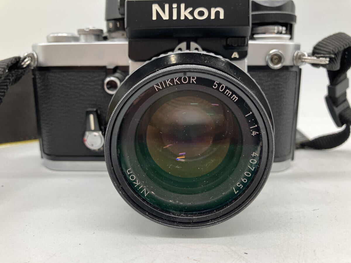 12e42 必見 ! NIKON ニコン F2 NIKKOR 50mm 1:1.4 カメラ レンズ フィルム 一眼レフ 中古品 現状品 動作未確認のためジャンク扱い !の画像3