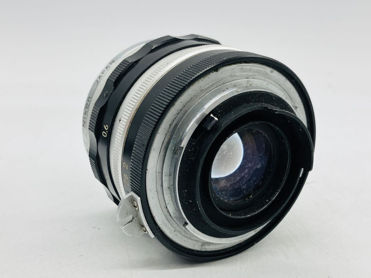 3e136 必見 ! Nikon ニコン NIKKOR-S AUTO 1:2 F=5cm レンズ 中古品 現状品 動作未確認のためジャンク扱い !の画像3