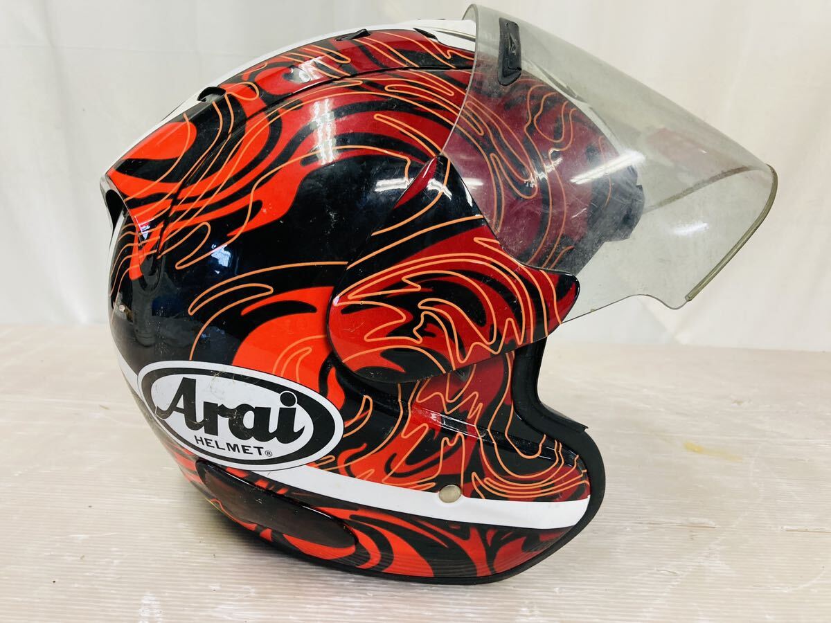 5R4 必見! Arai アライ HELMET ヘルメット M2005 59cm~60cm 中古品 現状品_画像5