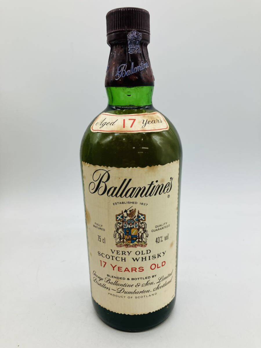 4es5 必見! Ballantine バランタイン 17年 ベリーオールド VERY OLD 箱有 750ml 43% 古酒 未開栓 現状品 !の画像2