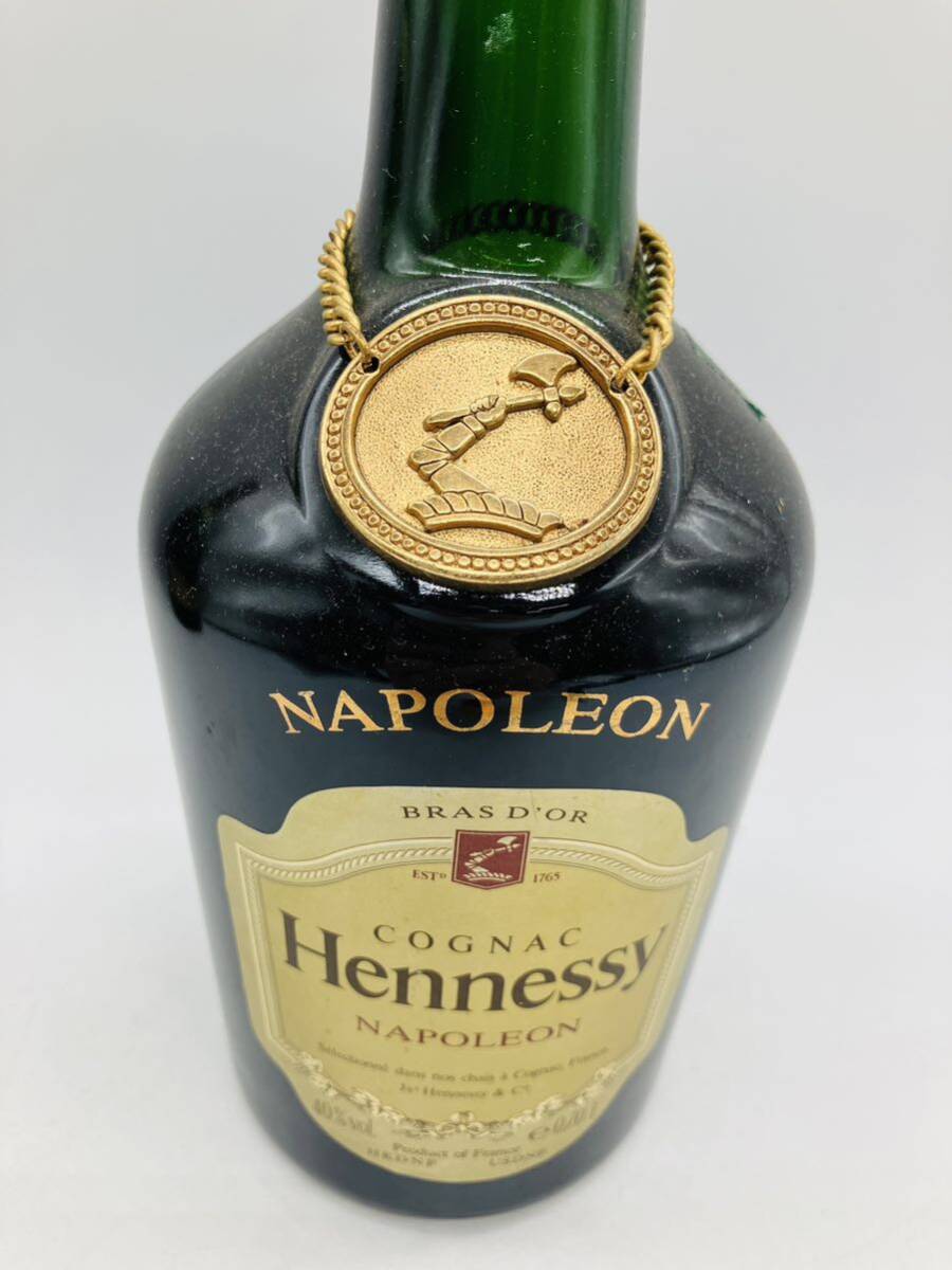 fs3 必見! Hennessy NAPOLEON 700ml 40% ヘネシー ナポレオン コニャック ブランデー 古酒 未開栓 現状品 !の画像3