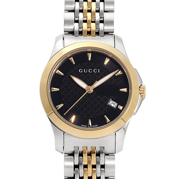 グッチ GUCCI Gタイムレス YA1265027 ブラック文字盤 新品 腕時計 レディース_画像1