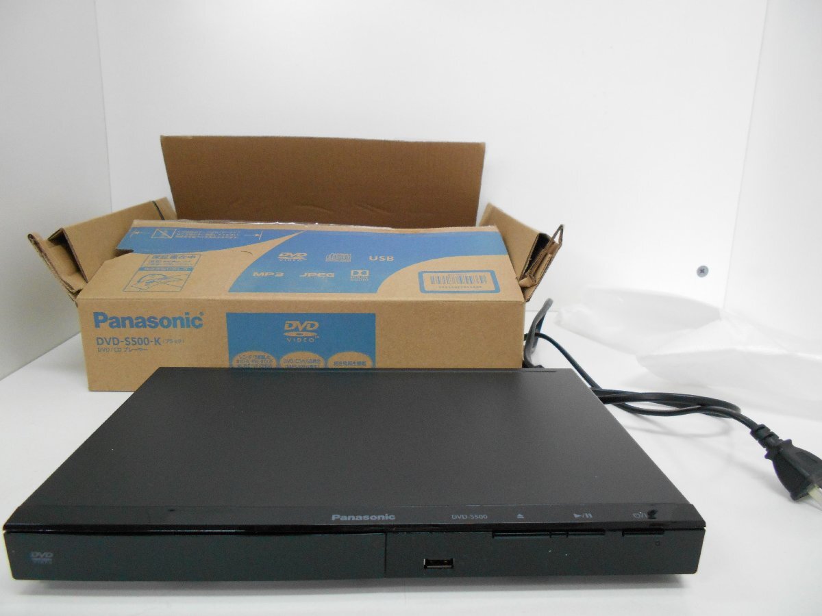 Panasoic DVD-S500-K DVD／CD　プレイヤー　中古　訳あり_画像1