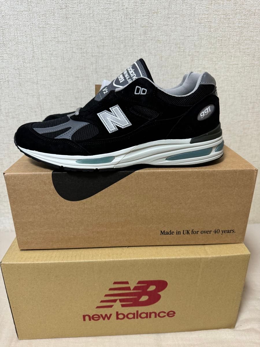 新品未使用【New balance】Made in UK ニューバランス　991 v2 BK2 ブラック　28cm