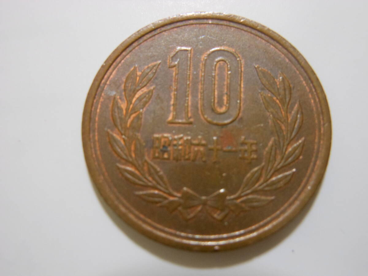 10円硬貨　昭和61年　 流通品　送料63円_画像1