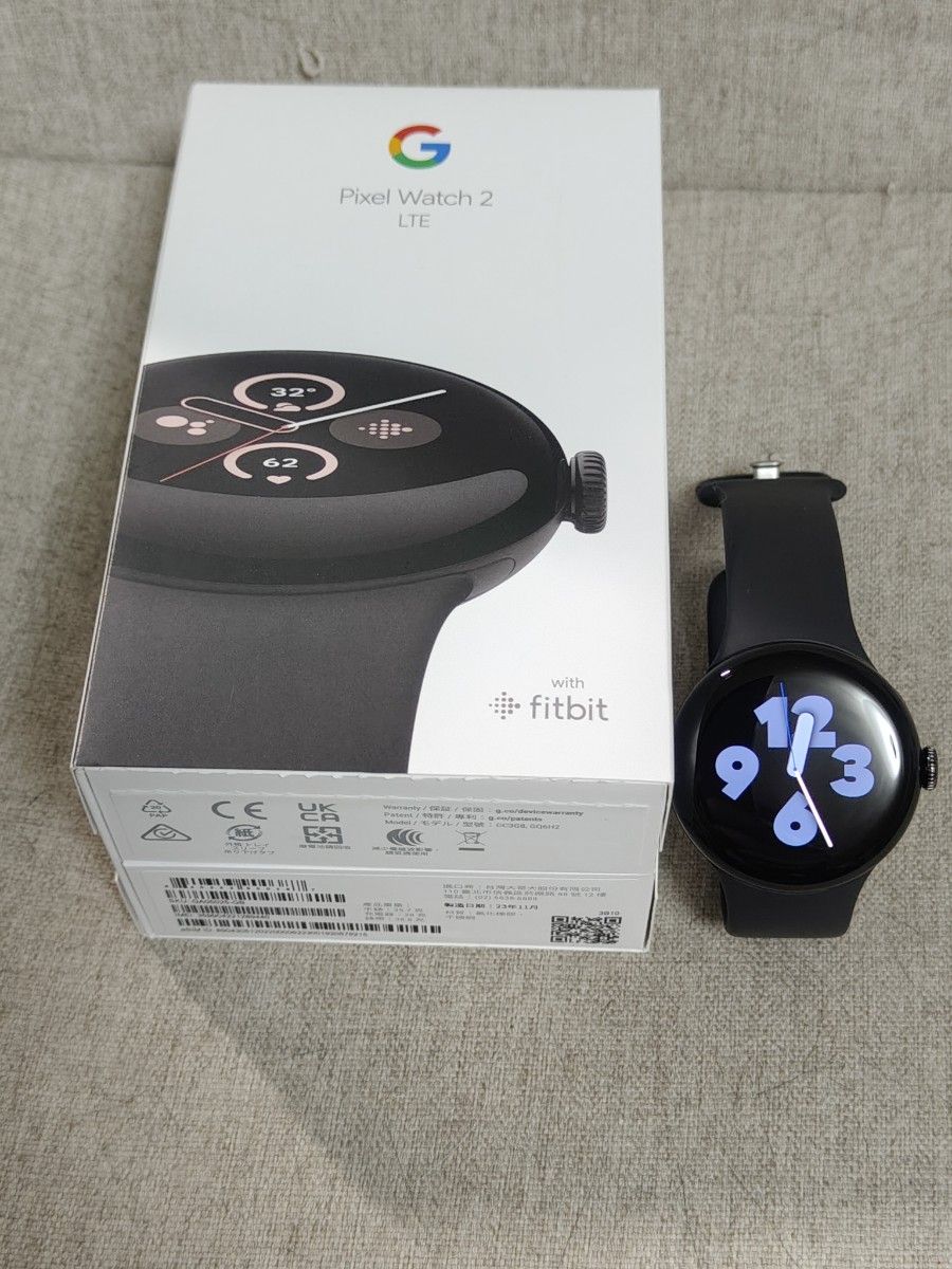 最終値!!Google Pixel Watch 2 Matte Black アルミケース/LTEモデル