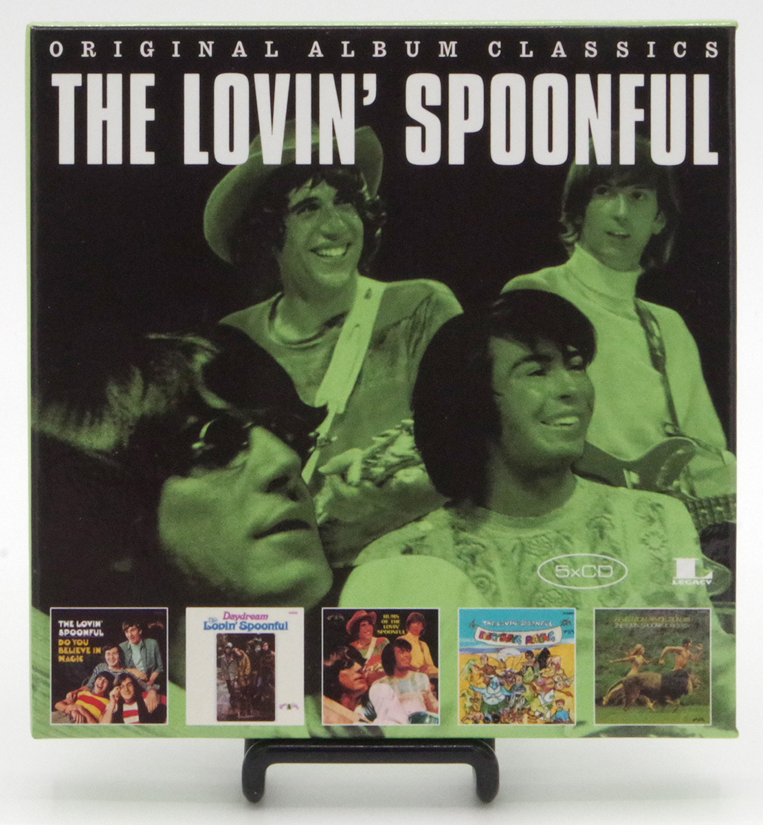 The Lovin' Spoonful / ORIGINAL ALBUM CLASSICS 5CD BOXセット 輸入盤　1st「魔法を信じるかい?」から6th「革命」まで全盛期5アルバム収録_ボックスの状態（表）