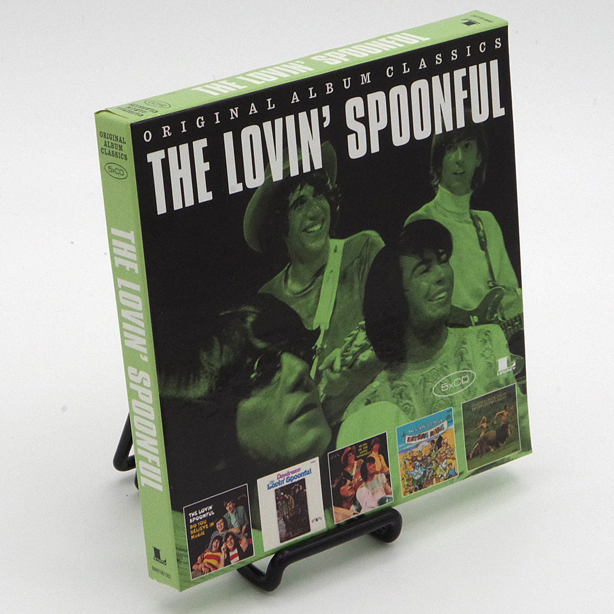 The Lovin' Spoonful / ORIGINAL ALBUM CLASSICS 5CD BOXセット 輸入盤　1st「魔法を信じるかい?」から6th「革命」まで全盛期5アルバム収録_ボックスの状態（表/左）