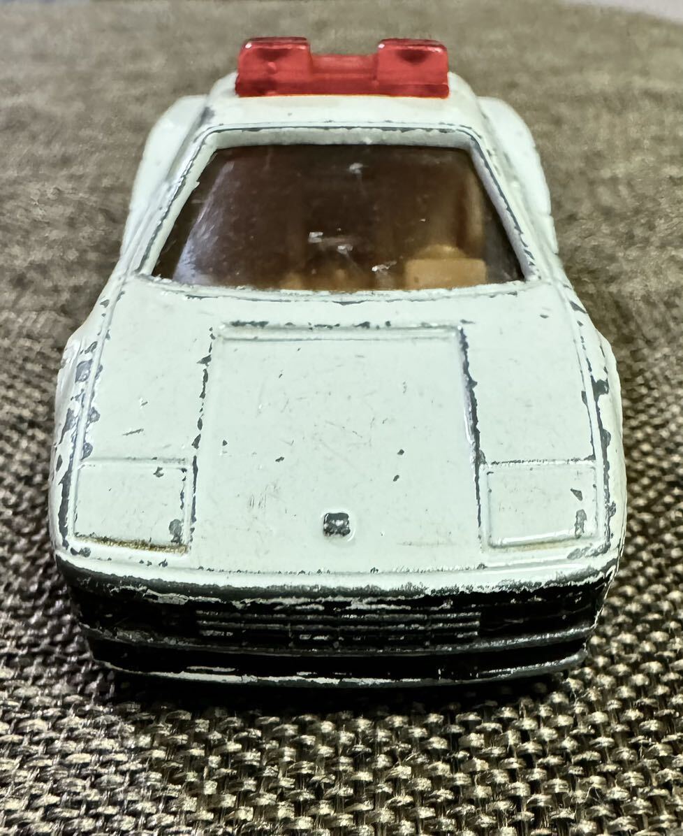 1988 TOMY ミニカー TOMIKA NO 91 S=1/60 FERRARI TEST AROSSA MADE IN JAPAN 当時物 昭和 ジャンク レトロ パトカー_画像5