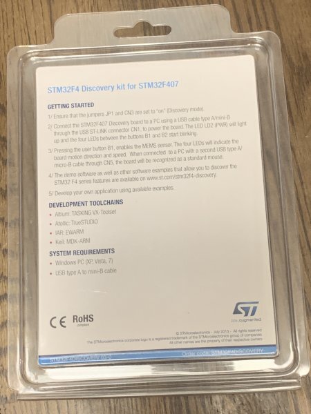 STM32 F4 панель ( нераспечатанный хранение товар * работоспособность не проверялась )