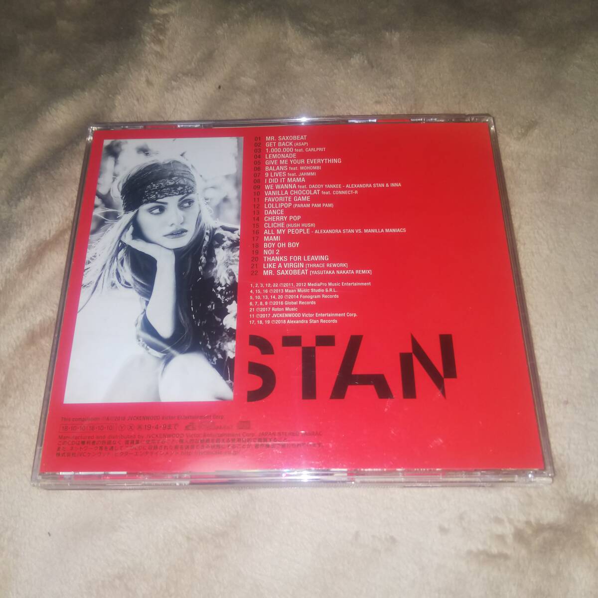 レンタル落ちCD アレクサンドラ・スタン ザ・ベスト 国内盤 ALEXANDRA STAN_画像4