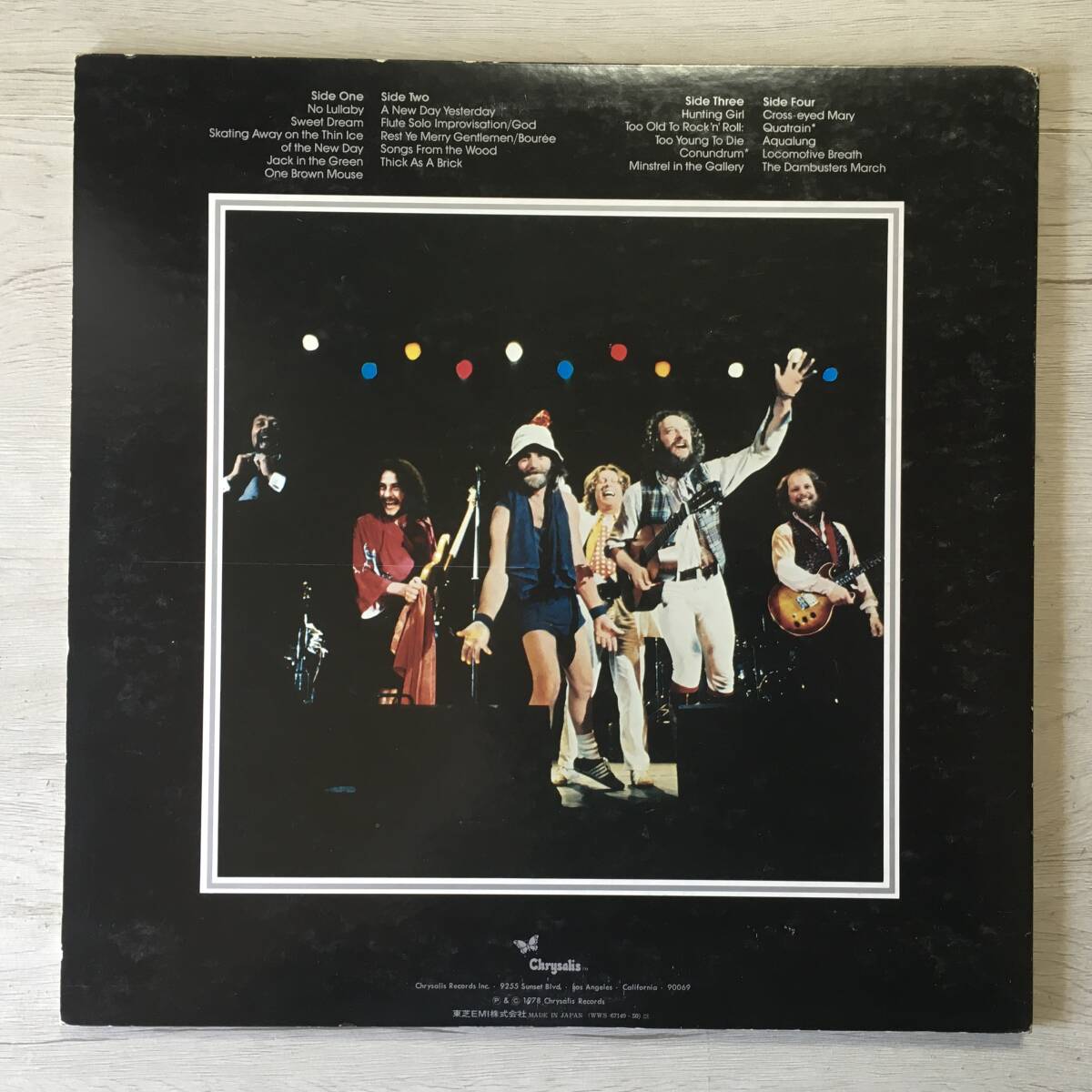 PROMO JETHRO TULL LIVE BURSTING OUT