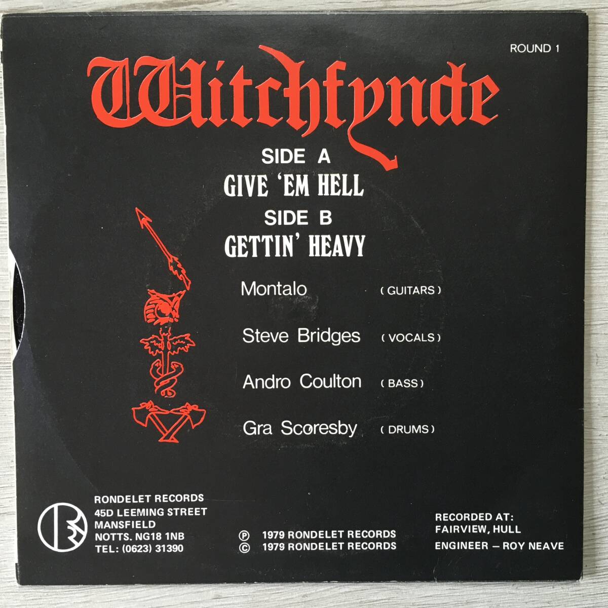 WITCHFYNDE GIVE ’EM HELL UK盤