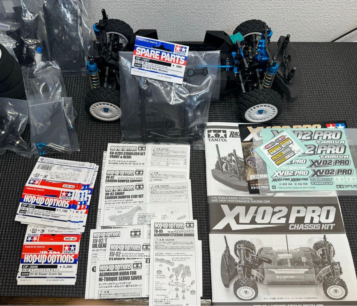 タミヤ 1/10RC XV-02 PRO オプション多数 メカ無し|Yahoo タミヤ 1/10RC XV-02 PRO オプション多数 メカ無し|Yahoo