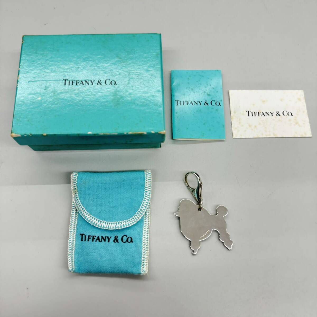 TIFFANY＆Co. ティファニー アニマル キーホルダー チャーム 925刻印 シルバー 箱・保存袋付属の画像1