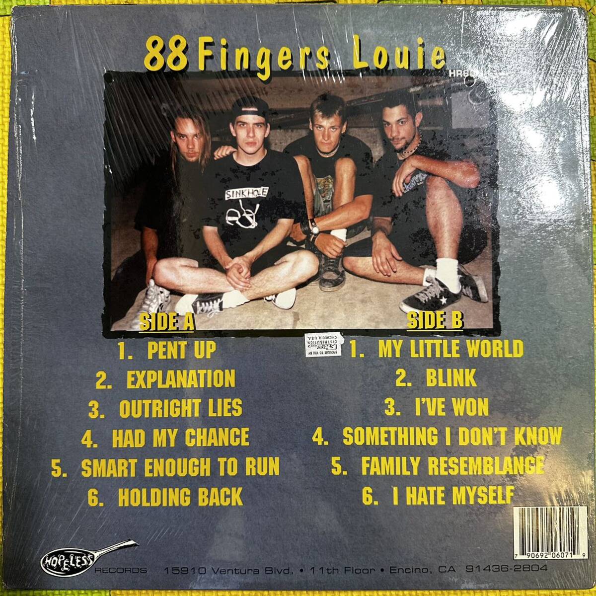 88 Fingers Louie / Behind Bars / LP US盤 12インチレコード_画像2