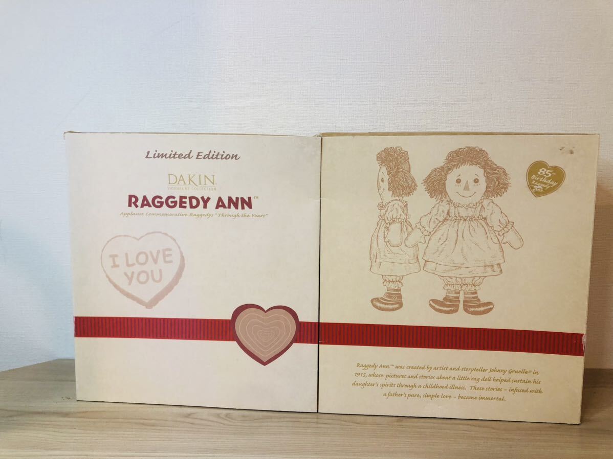 ◯ 1999記念Raggedy Ann 85th Birthday Limited Edition Doll ラガディ・アン 85回目バースデーエディション_画像6