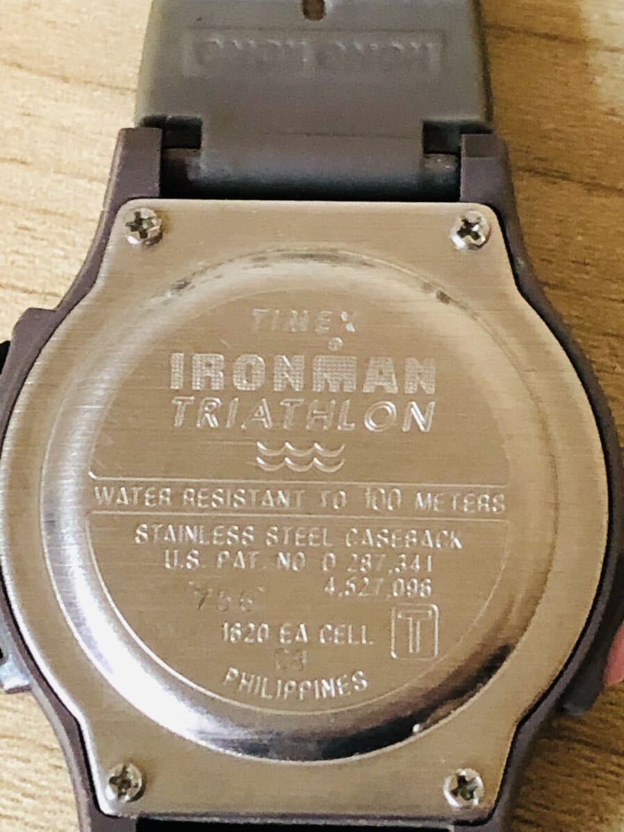 ◇ TAIMEX IRONMAN TRIATHLONタイメックス アイアンマン トライアスロン 腕時計 電池切れの画像7