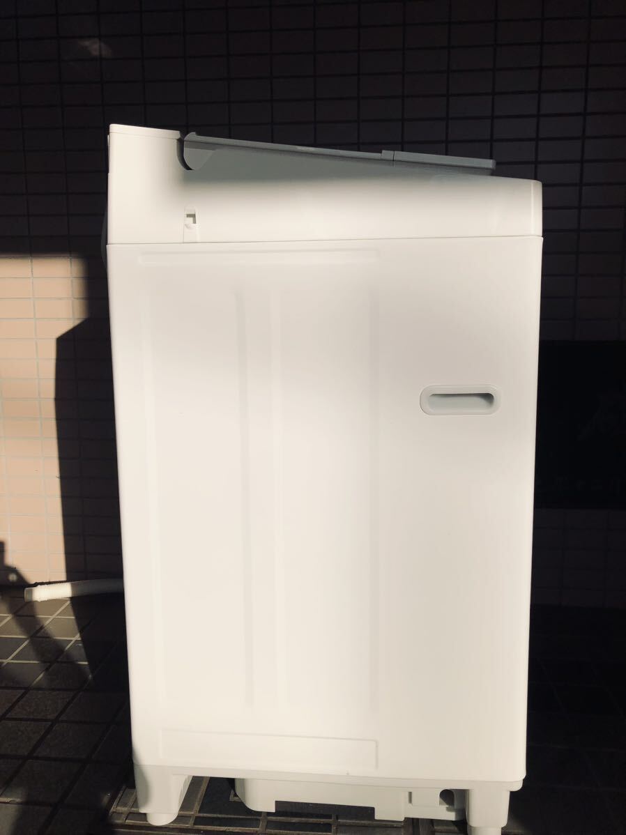 ♪ 2022年製 TOSHIBA 東芝 全自動洗濯機 8kg グランホワイト AW-8DH1(W) 通電確認済み_画像4