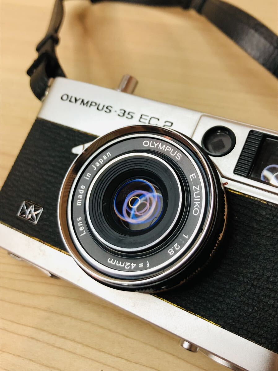 ● OLYMPUS 35 EC2 オリンパス フィルムカメラ レトロ アンティーク 当時物 昭和レトロ 動作未確認_画像5