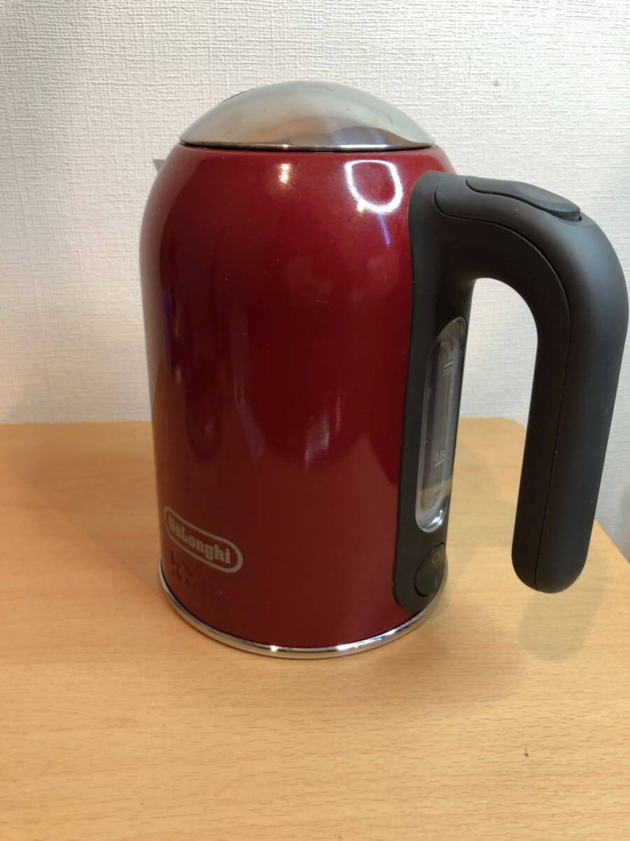*De\'Longhi DeLonghite long gi электрический беспроводной чайник SJM020J-RD (laz Berry / красный )
