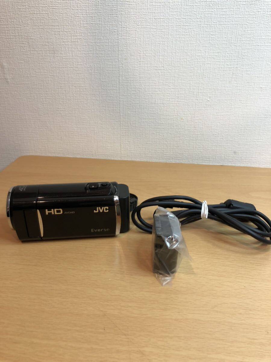 ○ JVC HD AVCHD EVerio GZ-HM460-B 40x OPTICAL ZOOM ビデオカメラ デジタルビデオカメラ 【通電確認済み】_画像1