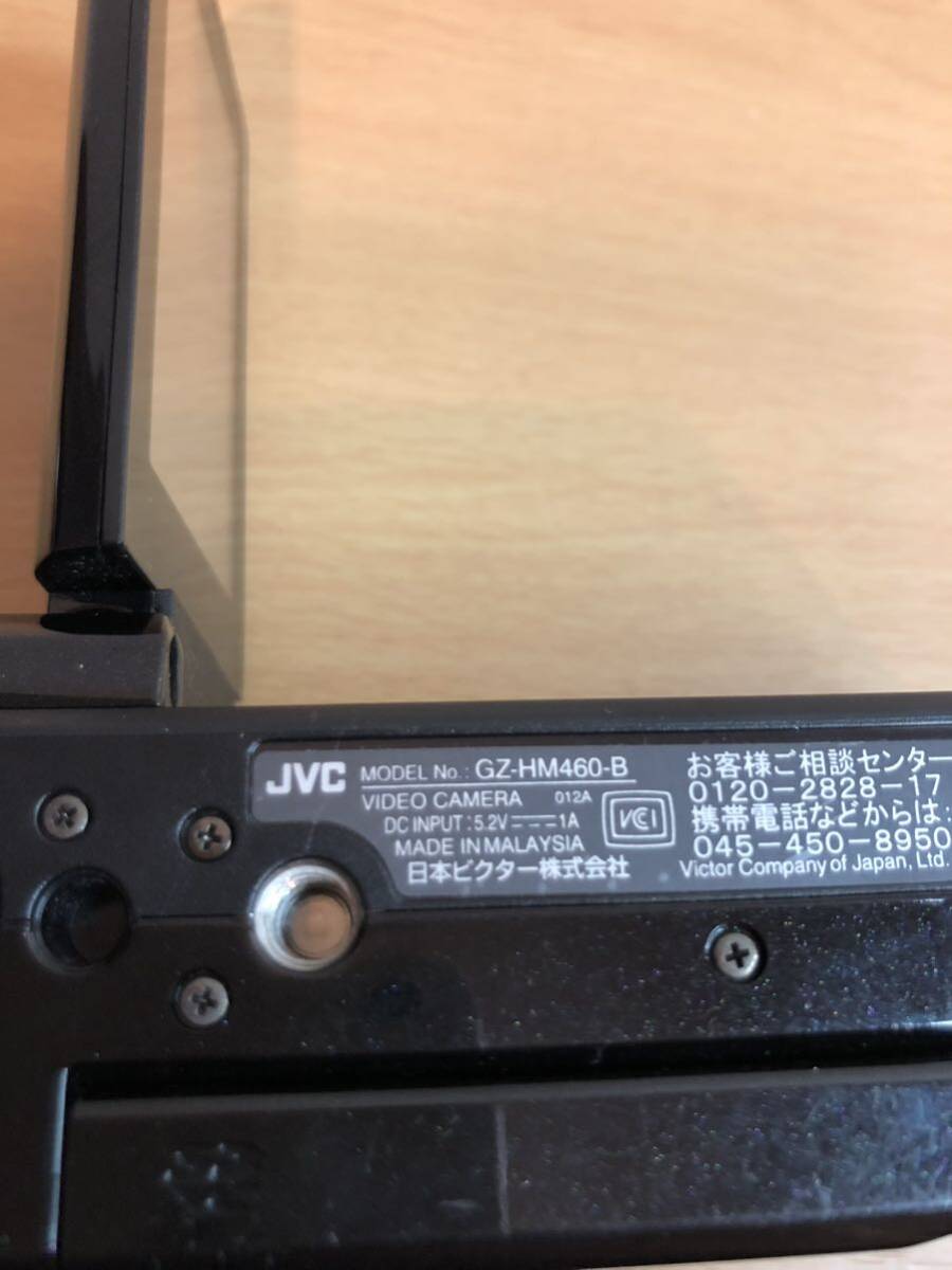 ○ JVC HD AVCHD EVerio GZ-HM460-B 40x OPTICAL ZOOM ビデオカメラ デジタルビデオカメラ 【通電確認済み】_画像8