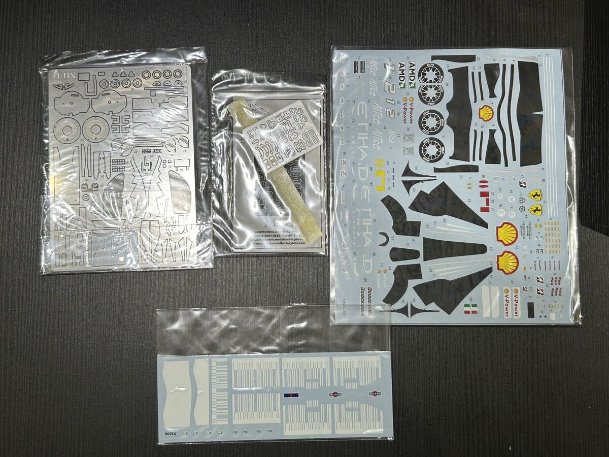 MFH モデルファクトリーヒロ  1/20 フェラーリ2008 VerA 絶版 未組立品の画像4