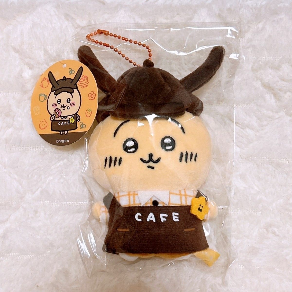 最終値下げ ちいかわ カフェの店員さんマスコット うさぎ ちい 最終値下げ ちいかわ カフェの店員さんマスコット うさぎ ちい